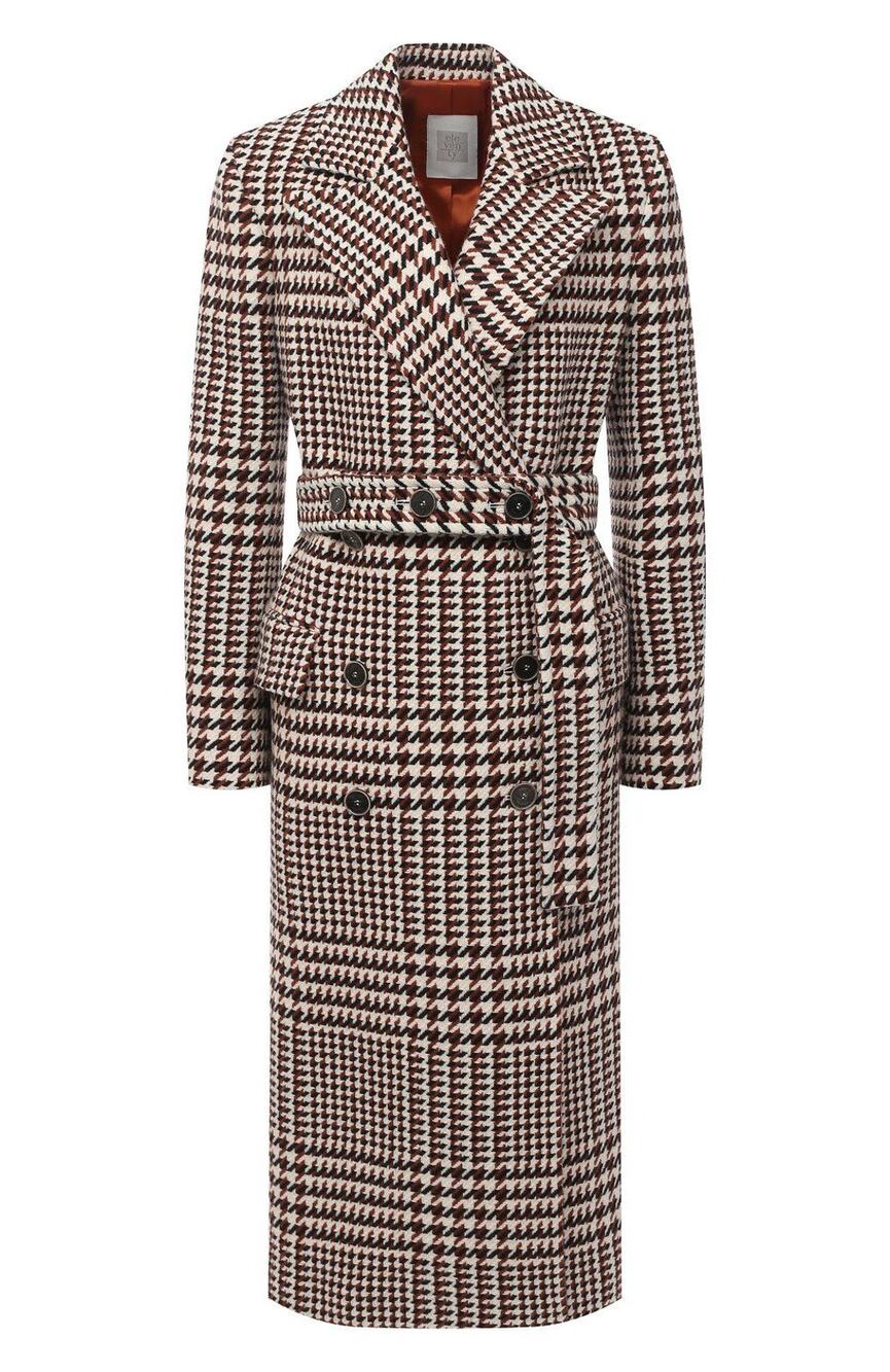 $3,200 ELEVENTY - Double-Breasted Wool Coat (WOMEN)- XL 10 US (46EU)